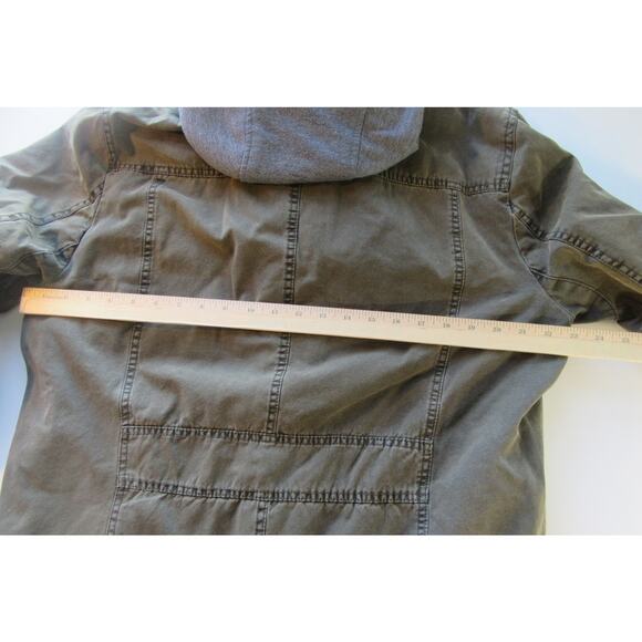 Levi's Sherpa Lined Hooded Jacket Men's M Workwear Utility Bomber Fleece Jacket - Picture 14 of 16